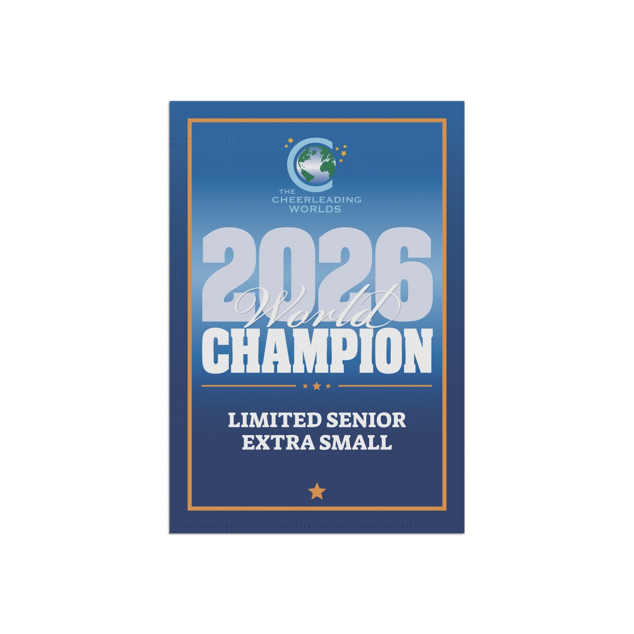Cheerleading Worlds Champion Mini Banner (ANY YEAR) – SubZero