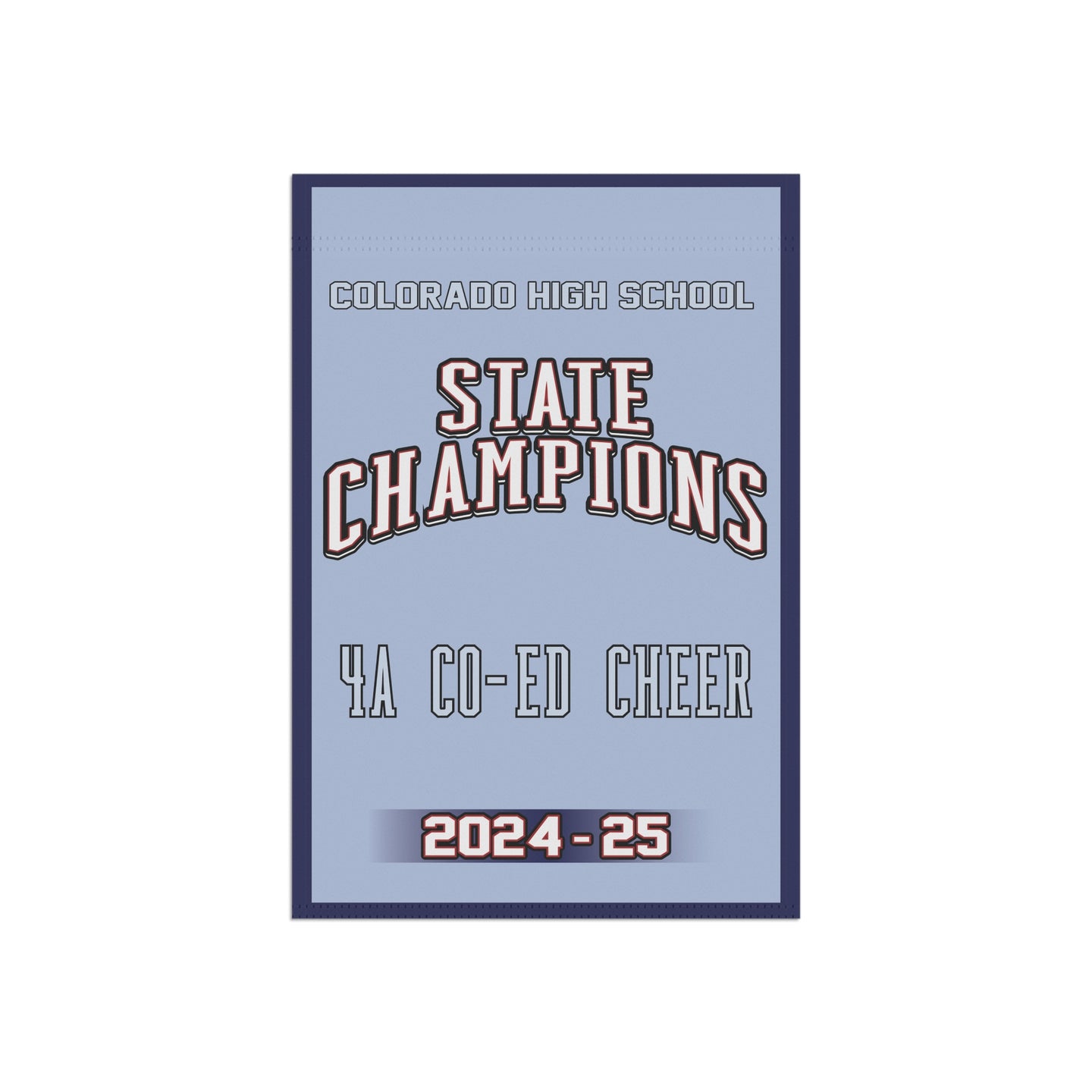 Colorado High School Champion Mini Banner