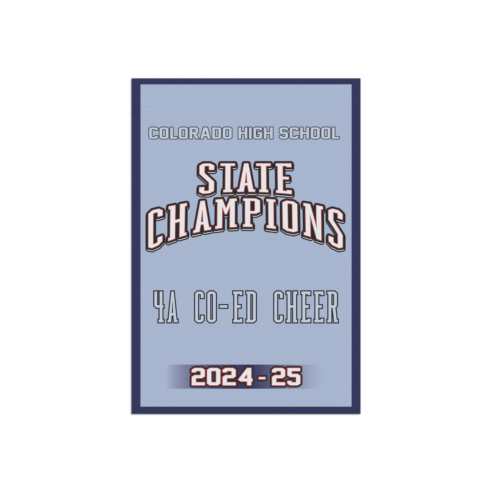 Colorado High School Champion Mini Banner