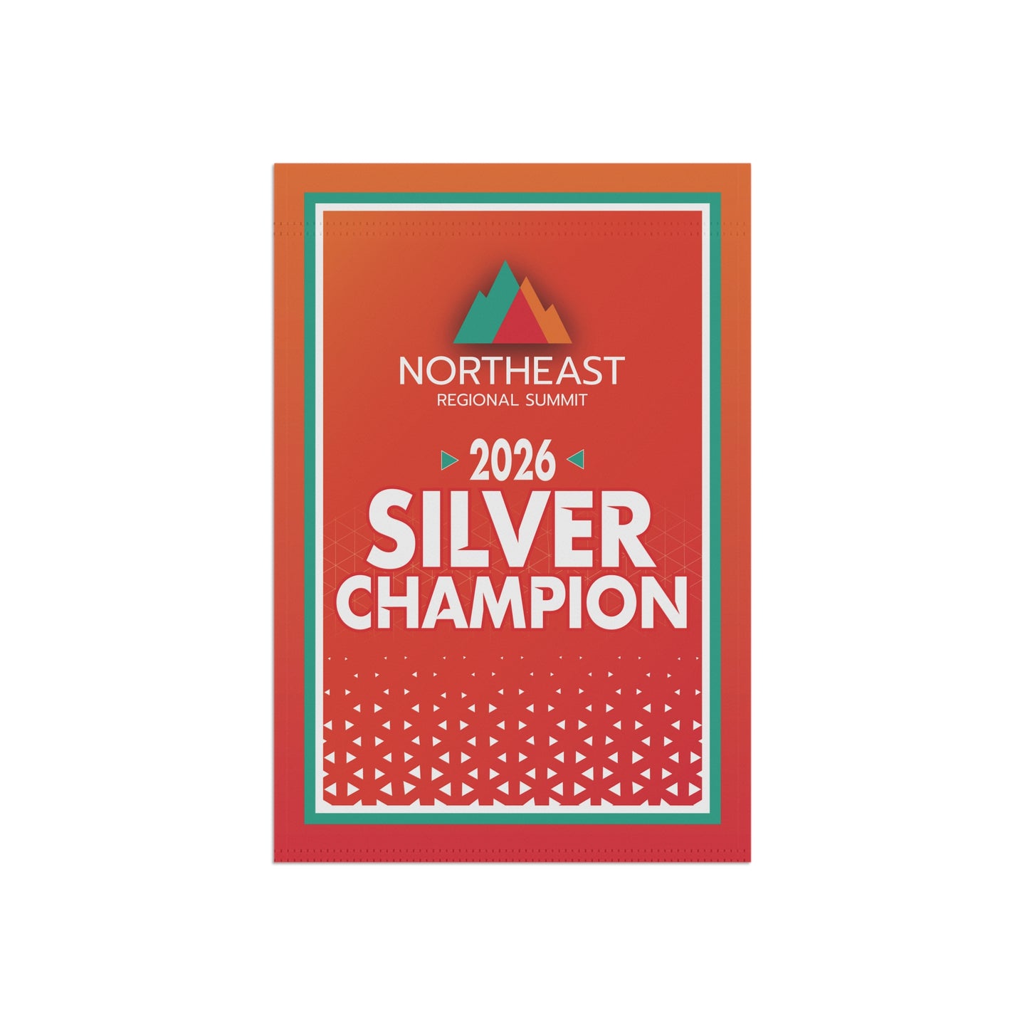 2026 Regional Summit Silver Champion Mini Banner