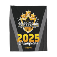 2025 Triple Crown Champion Banner Blanket
