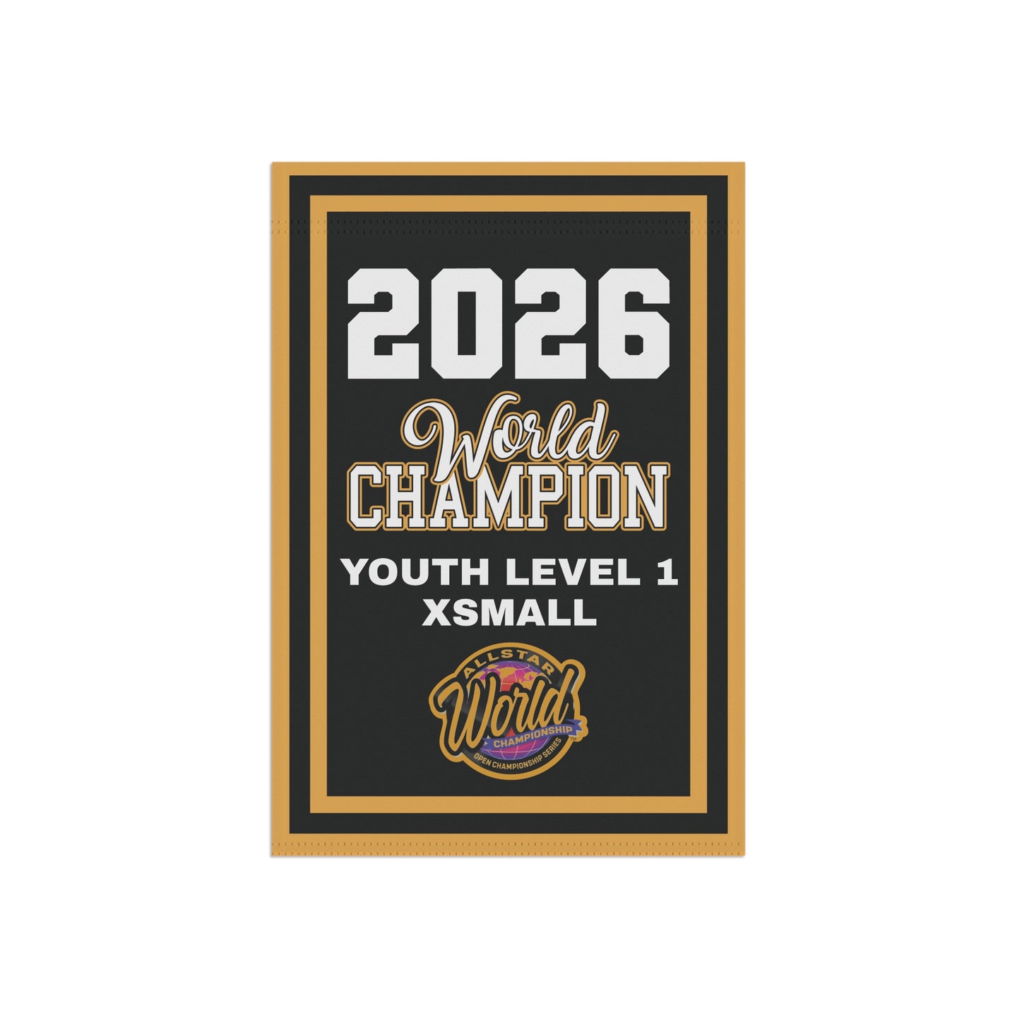 Allstar World Champion Mini Banner (ANY YEAR)