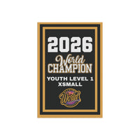 Allstar World Champion Mini Banner (ANY YEAR)