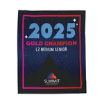 2025 D1 Summit Gold Champion Banner Blanket