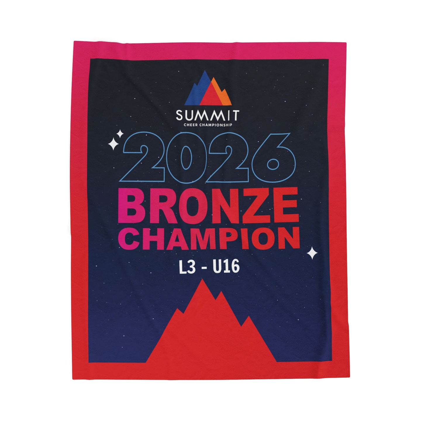 D1 Summit Bronze Champion Banner Blanket (2026 Design)