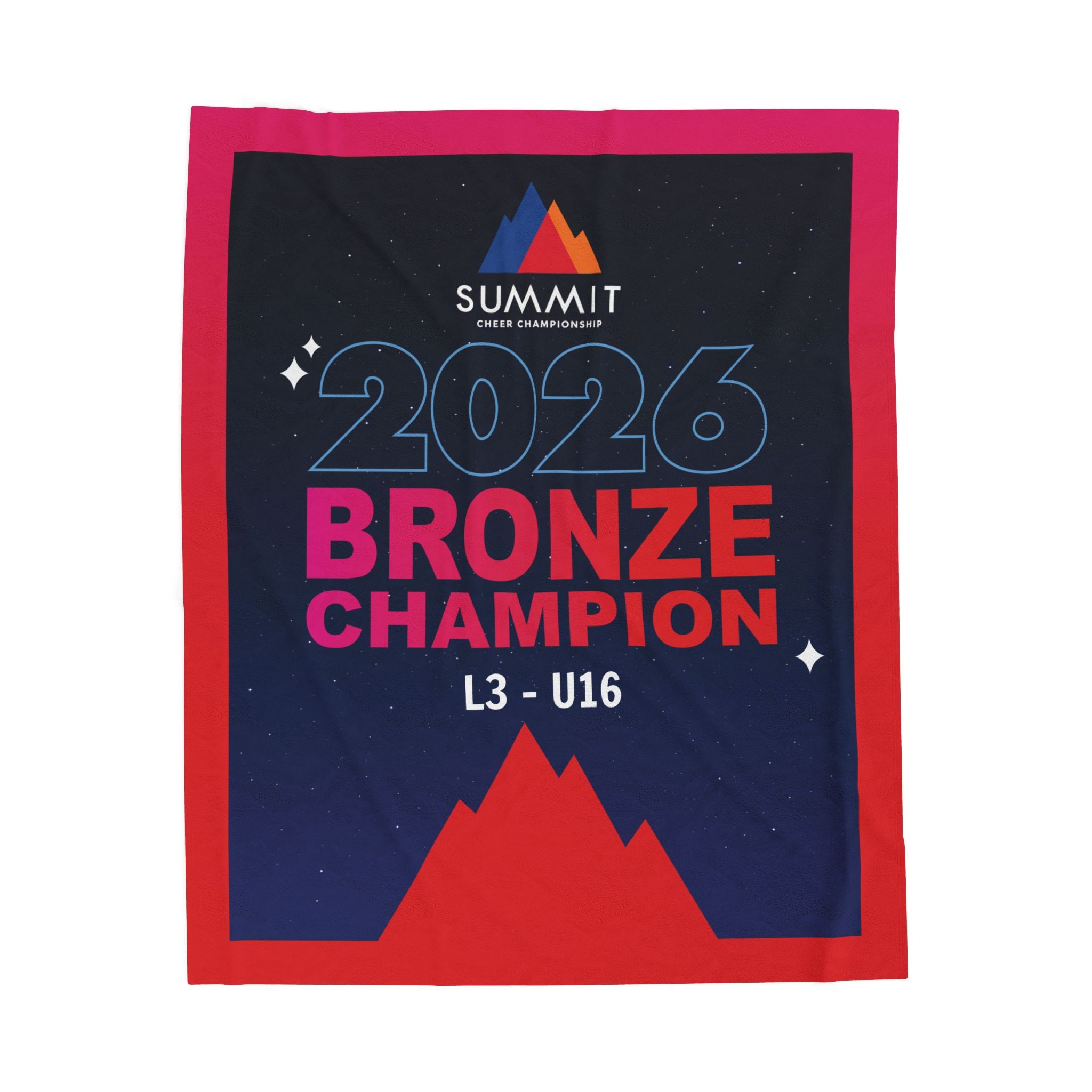 D1 Summit Bronze Champion Banner Blanket (2026 Design)