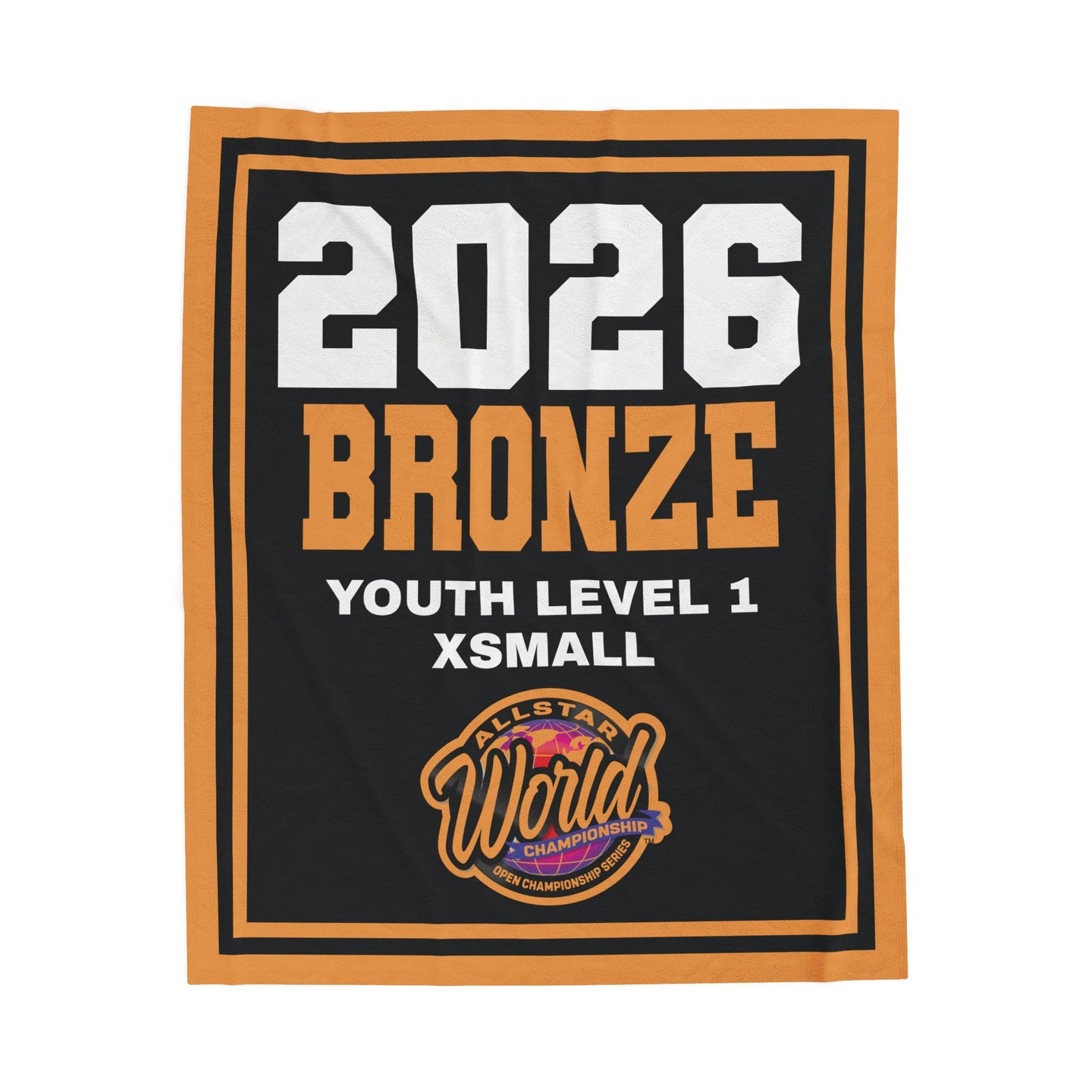 Allstar Worlds Bronze Banner Blanket (ANY YEAR)