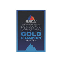 European Summit Gold Champion Mini Banner (2026 Design)