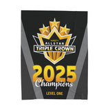 2025 Triple Crown Champion Banner Blanket