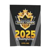 2025 Triple Crown Champion Banner Blanket