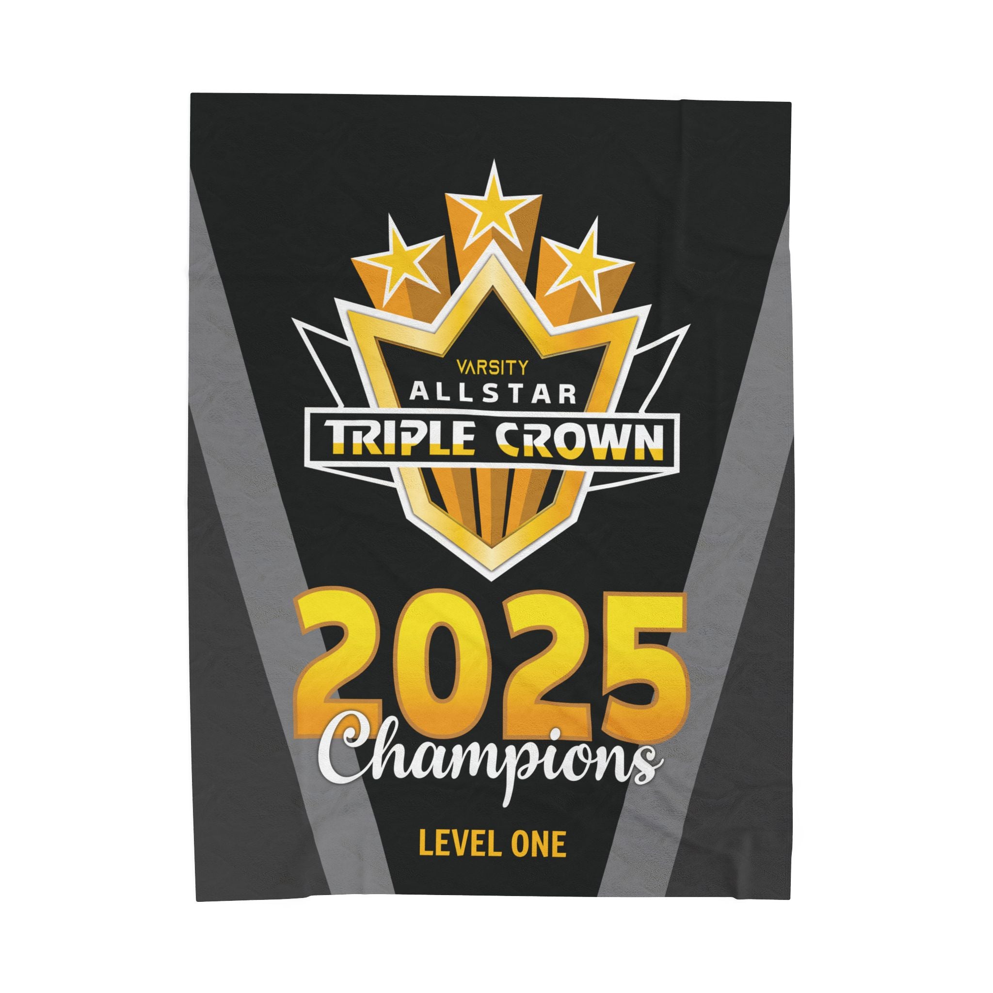2025 Triple Crown Champion Banner Blanket