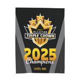 Triple Crown Champion Banner Blanket