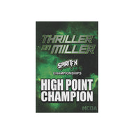 Thriller on Miller High Point Champion Mini Banner
