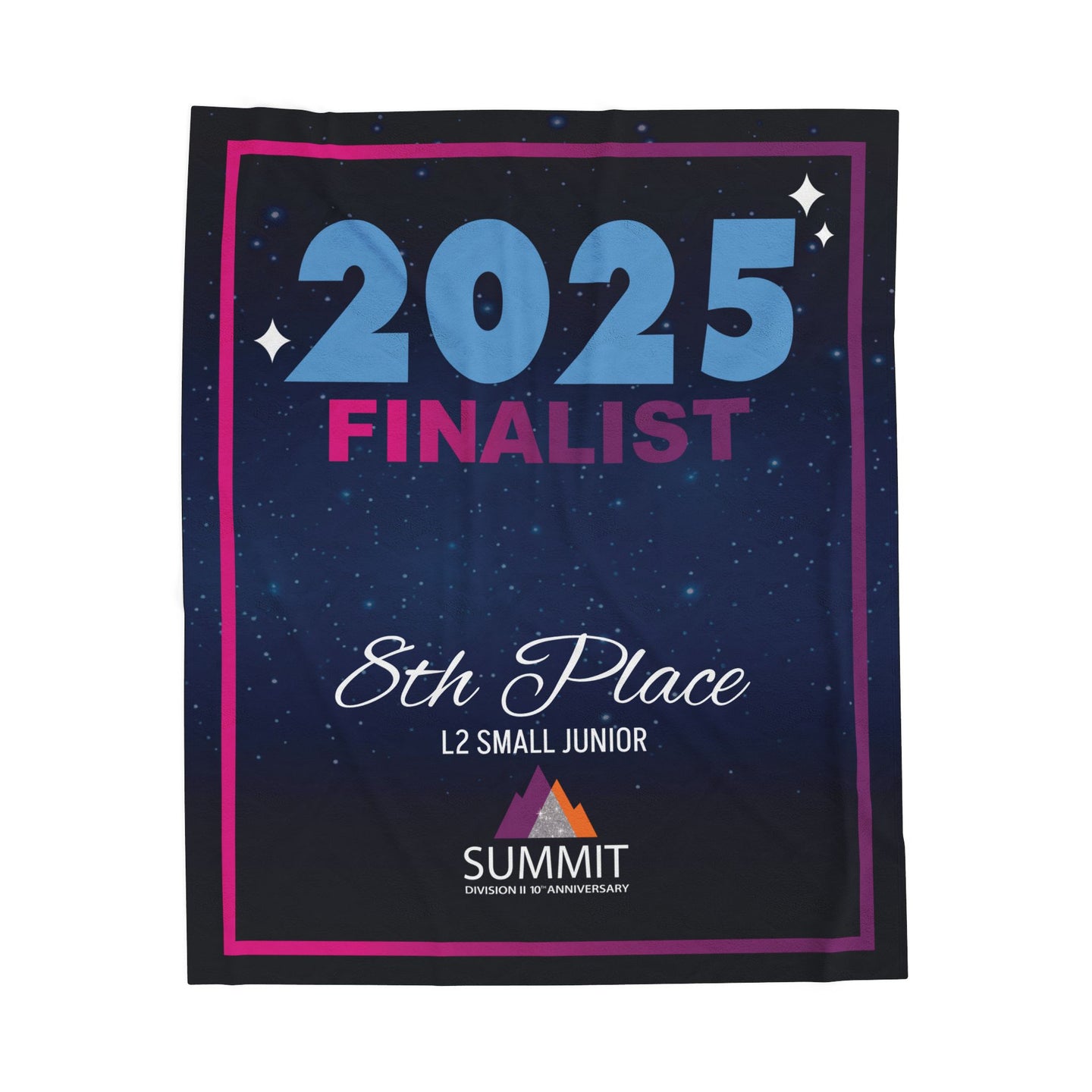 2025 D2 Summit Finalist Banner Blanket
