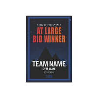 D1 Summit At-Large Bid Winner Mini Banner