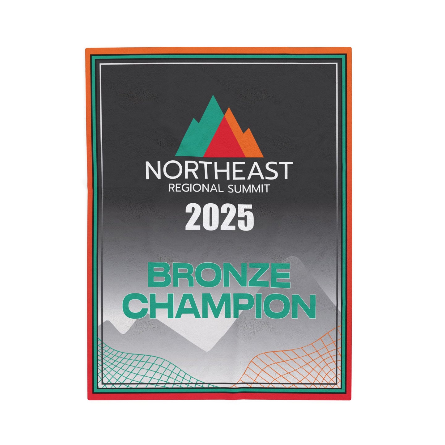 2025 Regional Summit Bronze Champion Banner Blanket