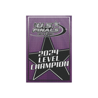 2024 U.S Finals Level Champion Mini Banner