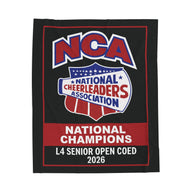 NCA Champion Banner Blanket (new design) 50x60