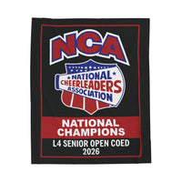 NCA Champion Banner Blanket (new design) 50x60