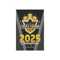 2025 Triple Crown Champion Mini Banner