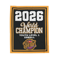 Allstar World Champion Banner Blanket (ANY YEAR)
