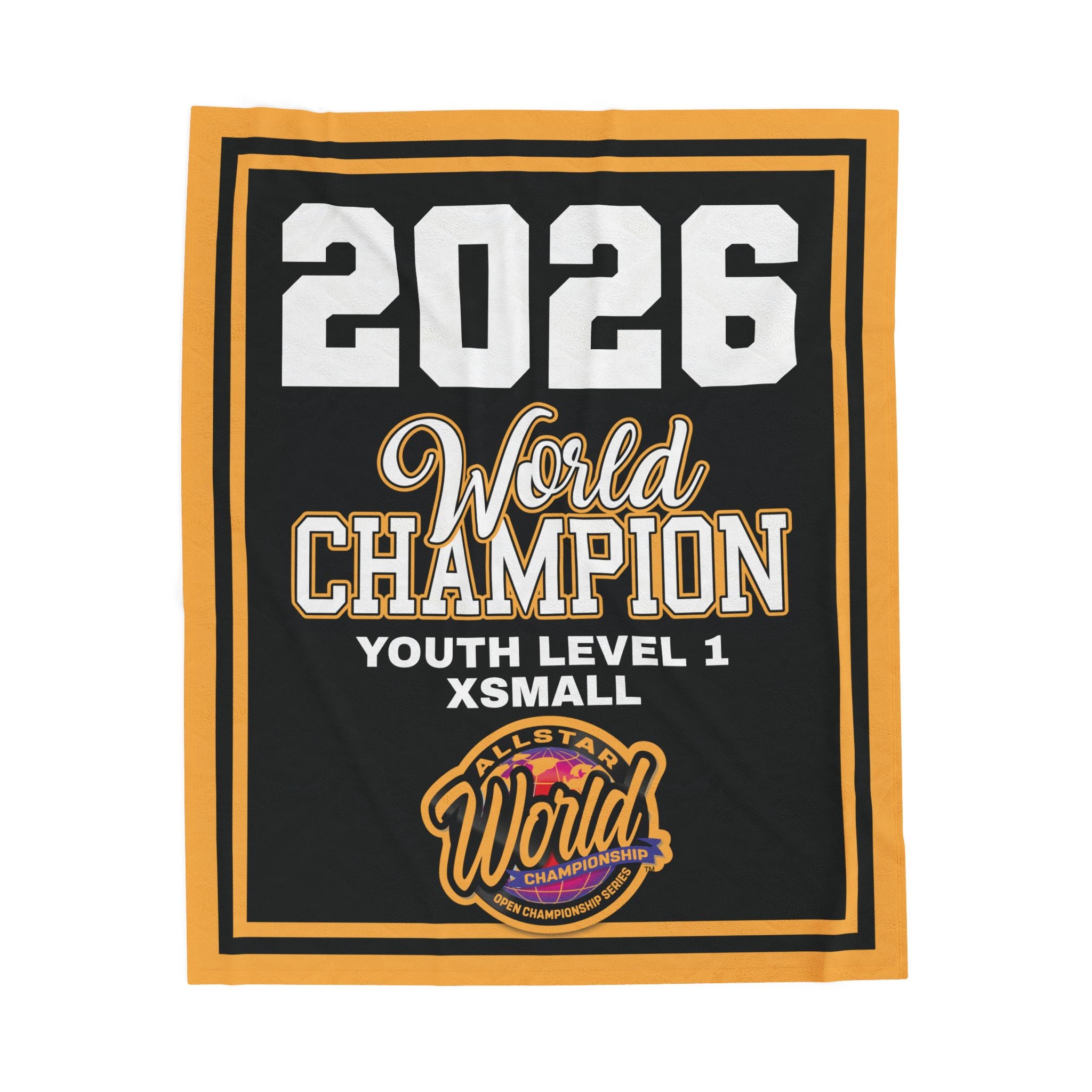 Allstar World Champion Banner Blanket (ANY YEAR)