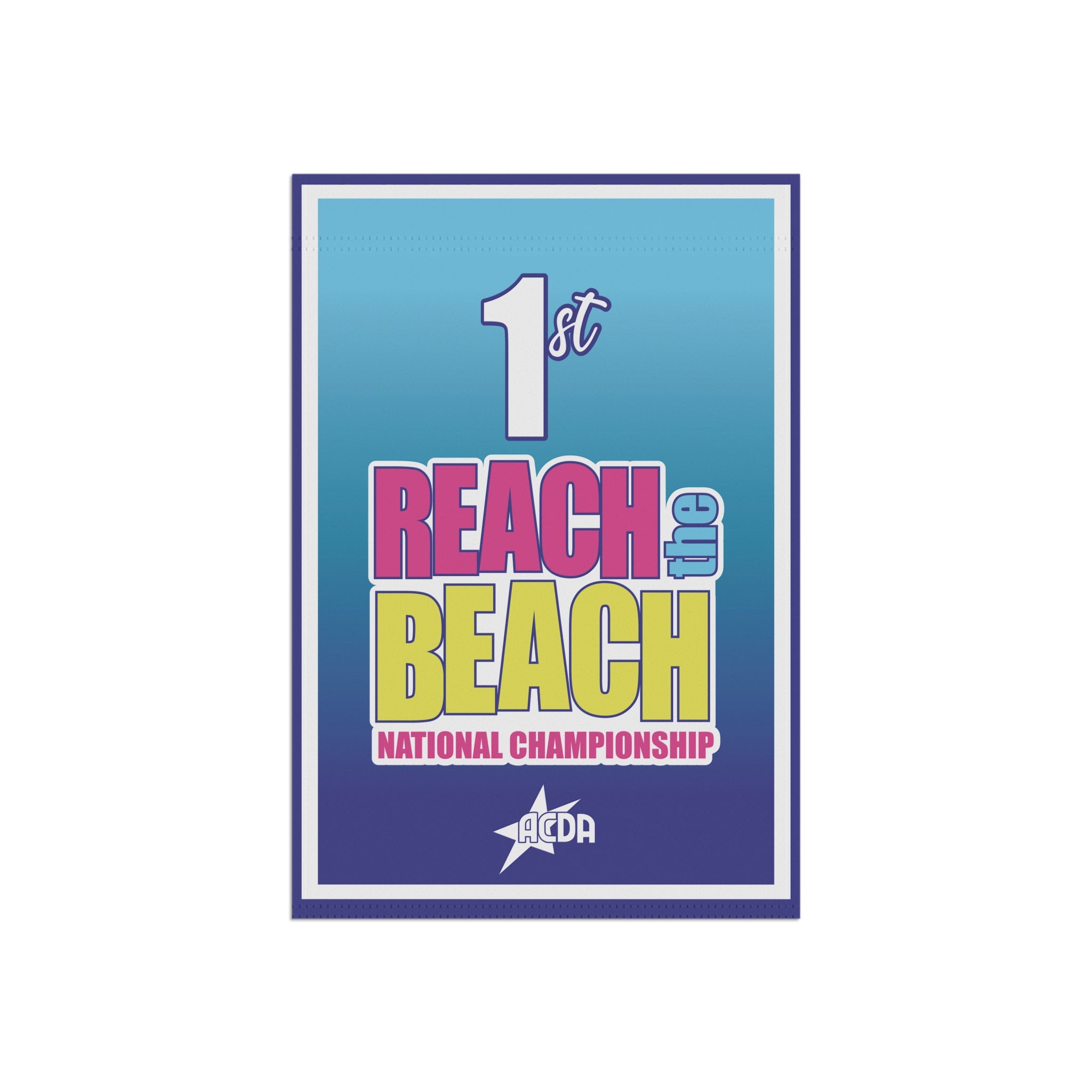 Reach The Beach 1st Place Mini Banner