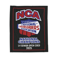 NCA Champion Banner Blanket (old design) 50x60