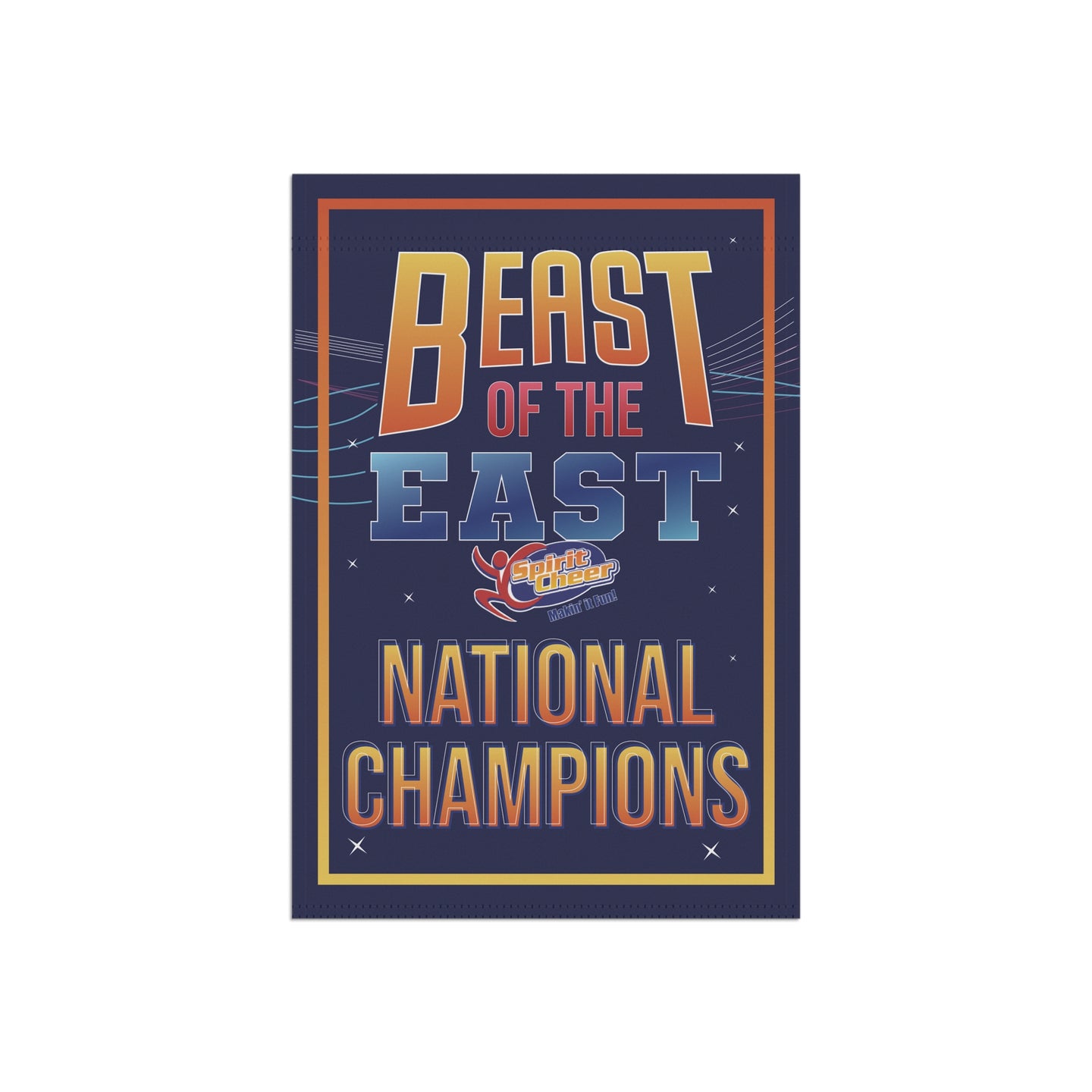 Beast Of The East National Champion Mini Banner