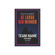 D2 Summit At-Large Bid Winner Mini Banner