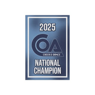 2025 COA National Champion Mini Banner