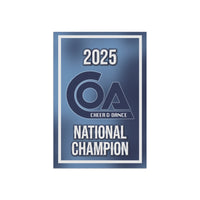 2025 COA National Champion Mini Banner
