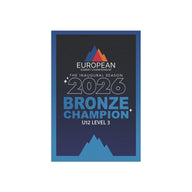 European Summit Bronze Champion Mini Banner (2026 Design)