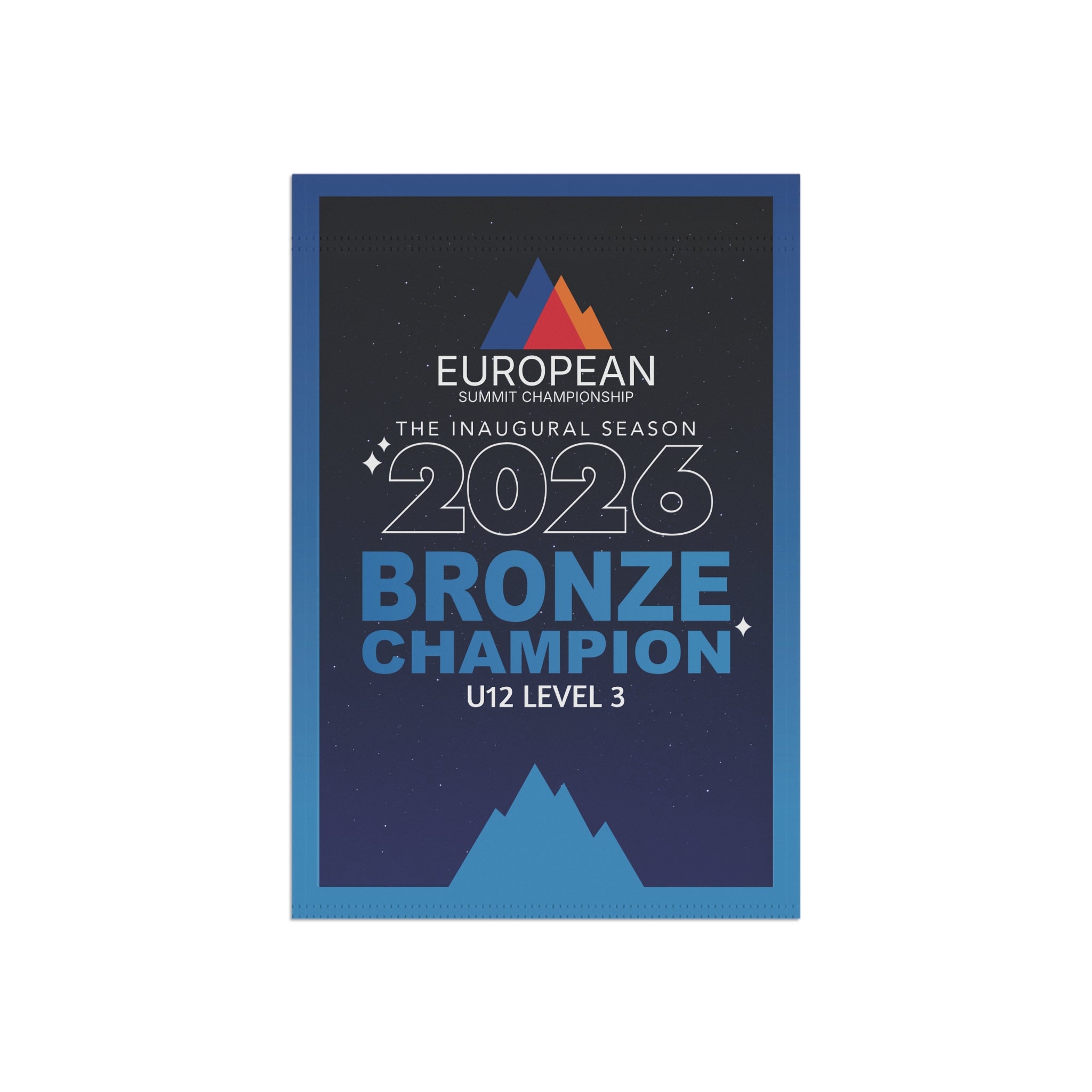 European Summit Bronze Champion Mini Banner (2026 Design)