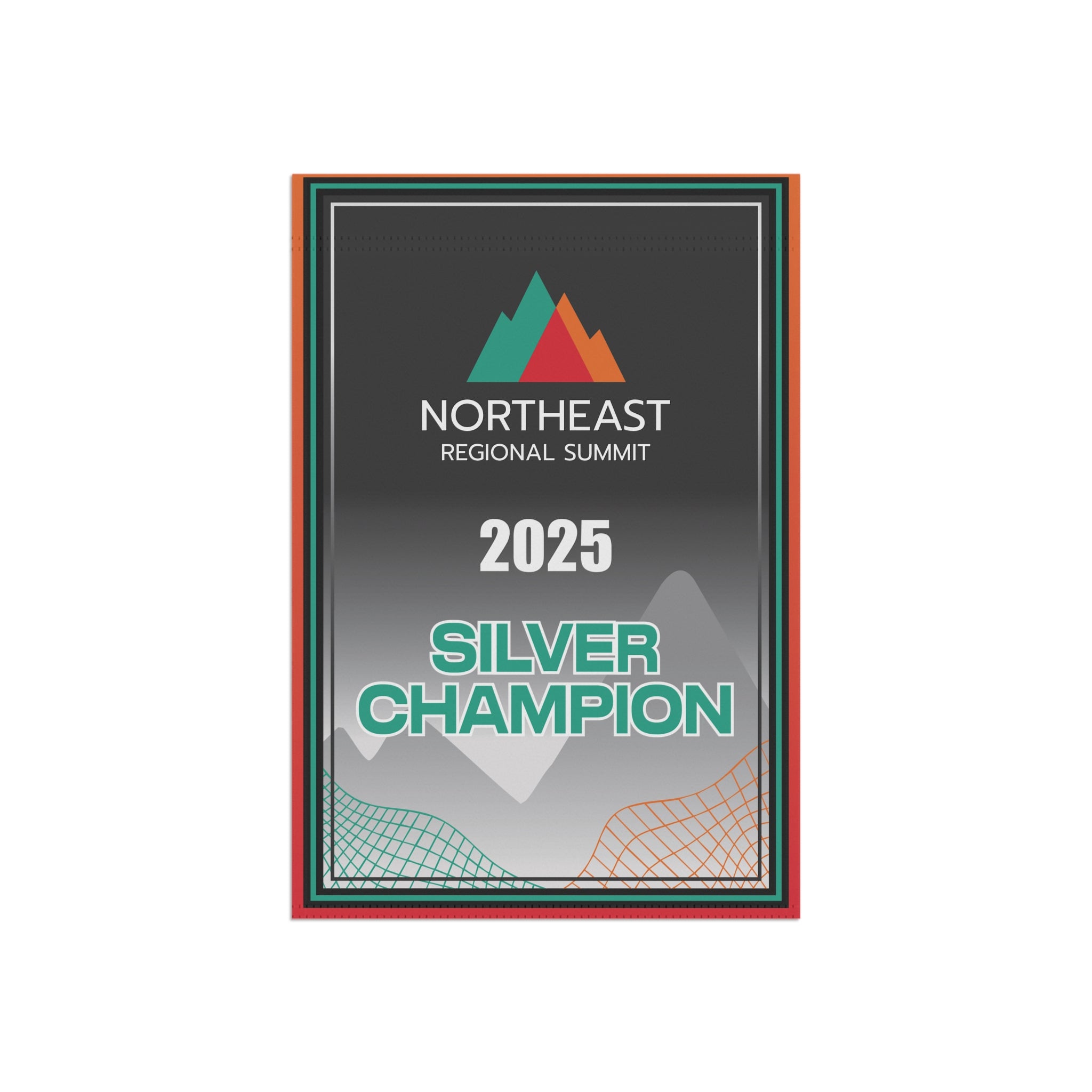 2025 Regional Summit Silver Champion Mini Banner