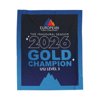 European Summit Gold Champion Banner Blanket (2026 design)