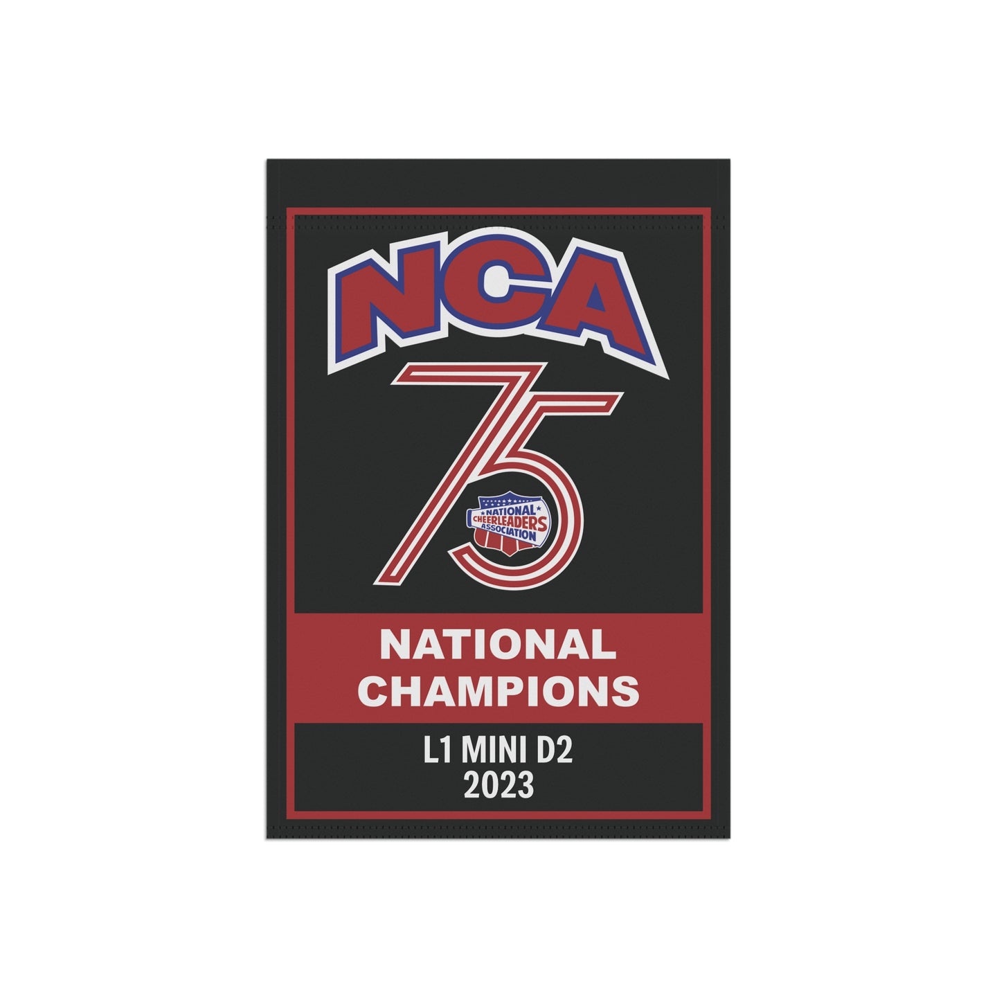 NCA Champion Mini Banner (75th Anniversary Design)