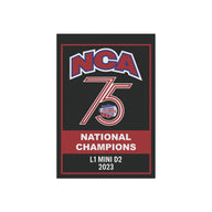 NCA Champion Mini Banner (75th Anniversary Design)