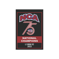NCA Champion Mini Banner (75th Anniversary Design)