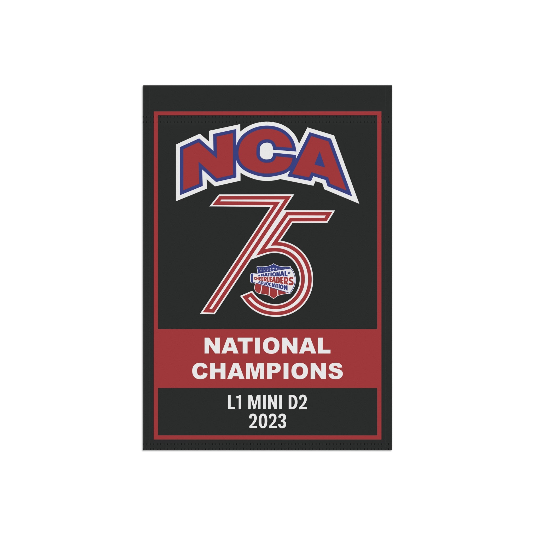 NCA Champion Mini Banner (75th Anniversary Design)