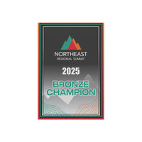 2025 Regional Summit Bronze Champion Mini Banner