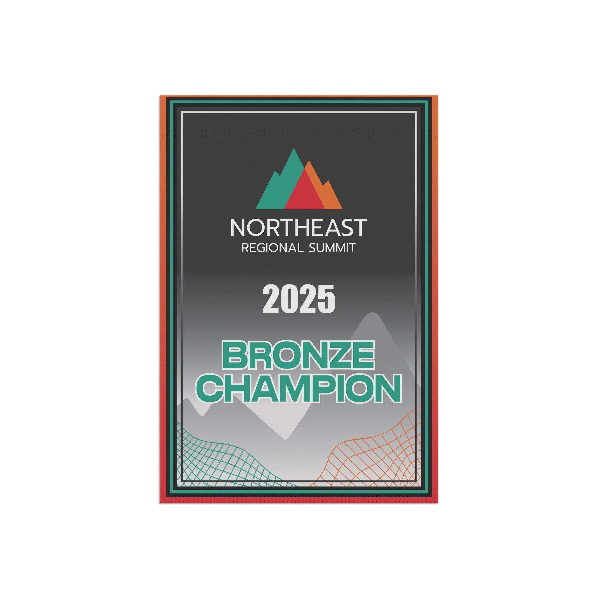 2025 Regional Summit Bronze Champion Mini Banner