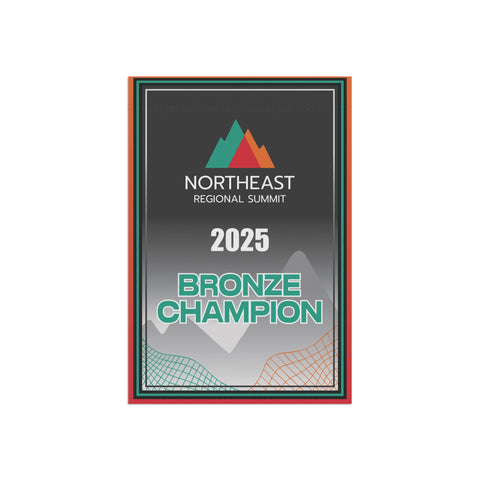 Regional Summit Bronze Champion Mini Banner