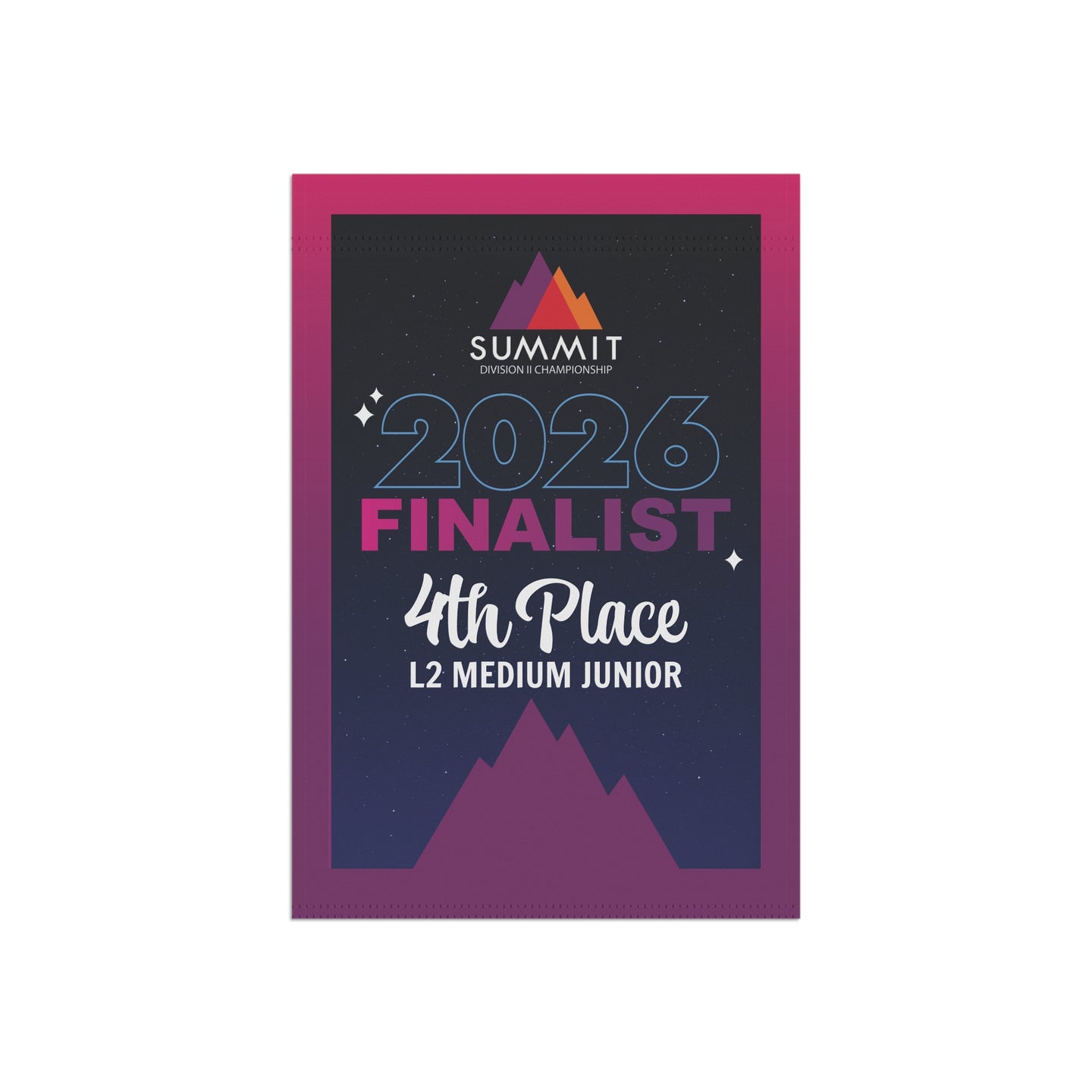 D2 Summit Finalist Mini Banner (2026 Design)