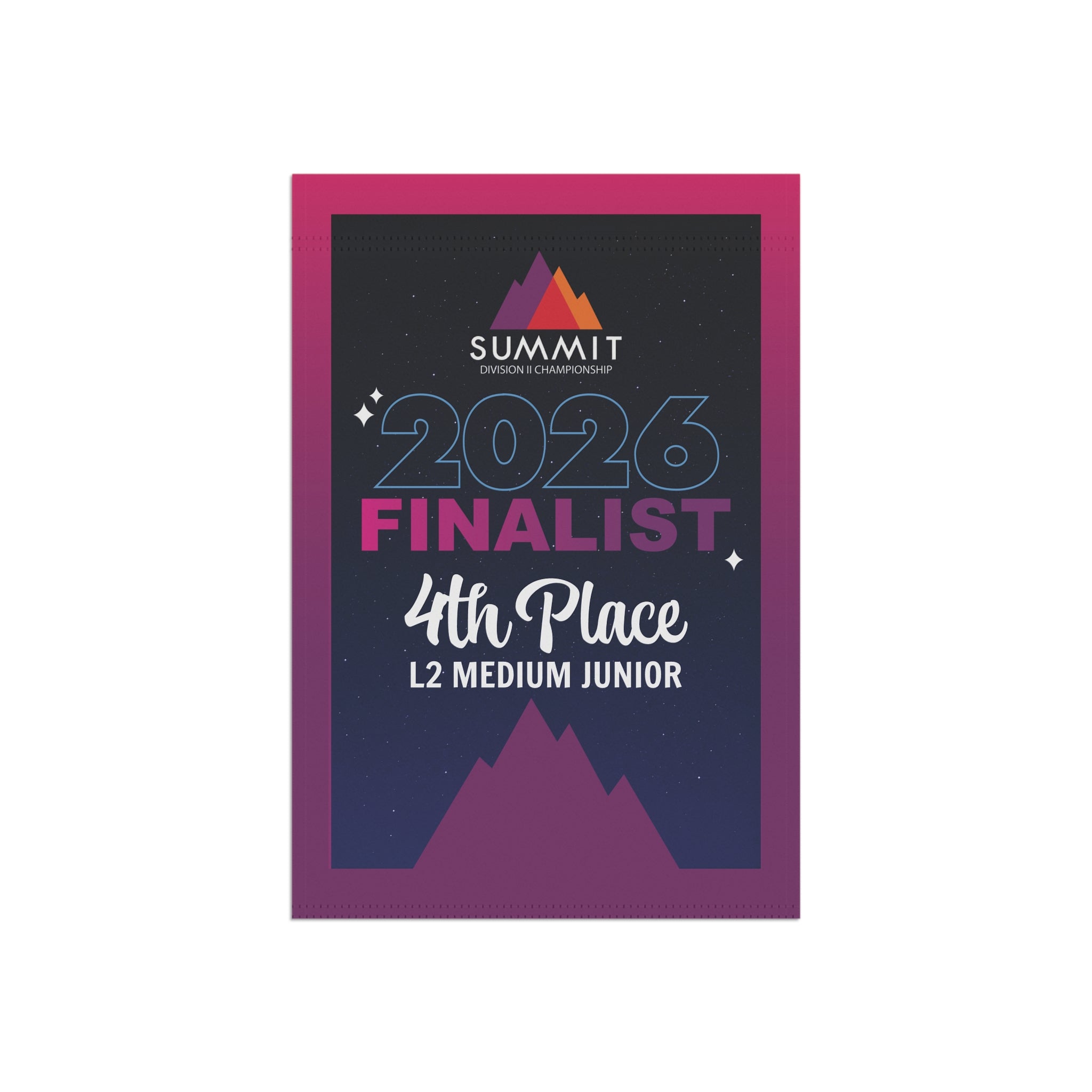 D2 Summit Finalist Mini Banner (2026 Design)