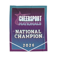 2026 Cheersport National Champion Banner Blanket