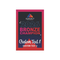 D1 Summit Customizable Bronze Champion Mini Banner (2026 Design)