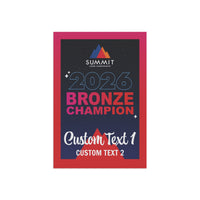 D1 Summit Customizable Bronze Champion Mini Banner (2026 Design)