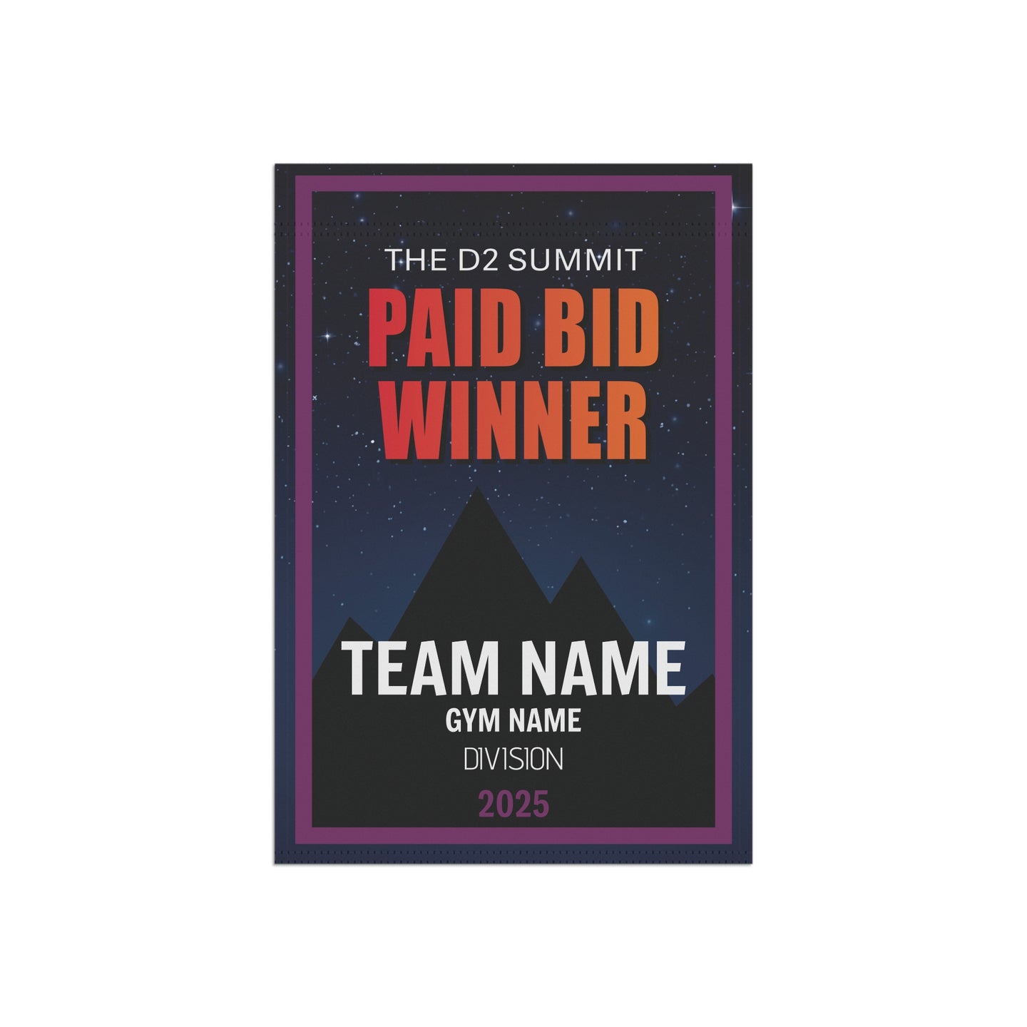 D2 Summit Paid Bid Winner Mini Banner