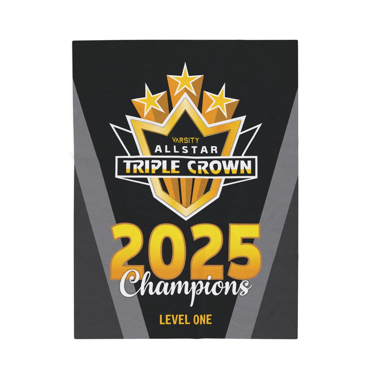 2025 Triple Crown Champion Banner Blanket
